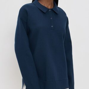 Polo Mixed Media Mini Dress