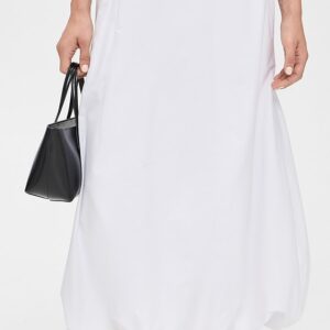 Enza Costa Poplin Bubble Skirt