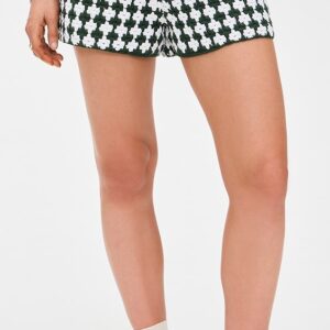 The Upside Portobello Malik Crochet Shorts