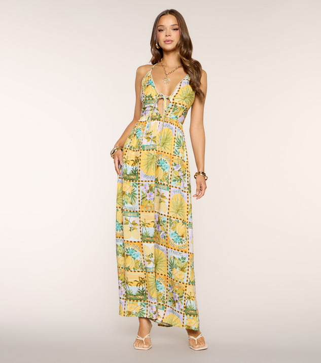 Windsor Postcard From Paradise Maxi Dress
