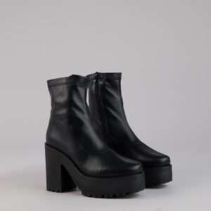 Windsor Power Stomp Platform Ankle Booties Power Stomp Platform Ankle Booties