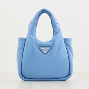 Prada Calfskin Padded Small Convertible Shoulder Bag
