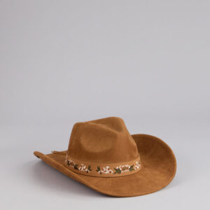 Windsor Prairie Petals Faux Suede Cowboy Hat Prairie Petals Faux Suede Cowboy Hat