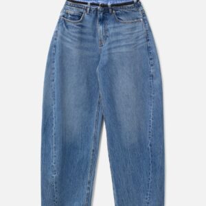 Alexander Wang Prestyle Blow Up Jeans With Leather Belt