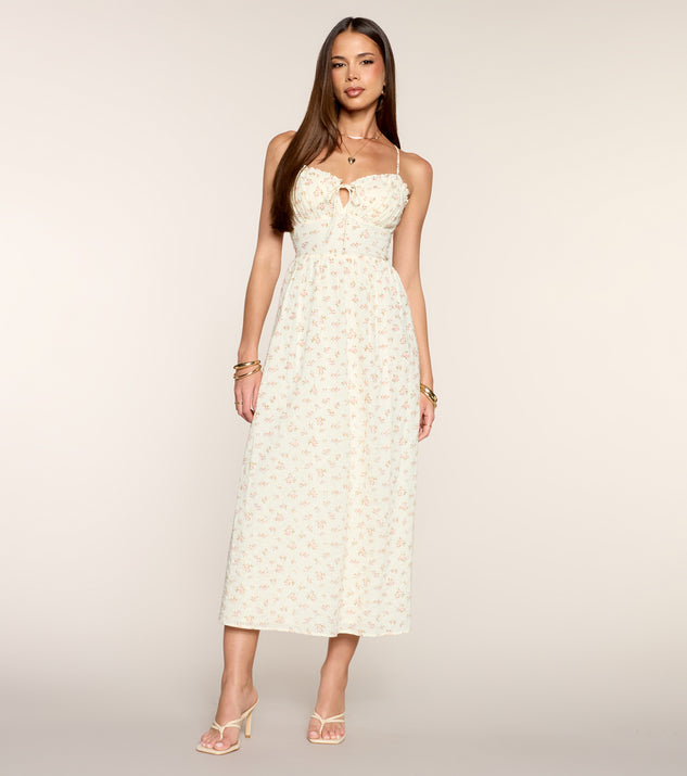 Windsor Pretty Breeze Floral Strappy Midi Dress
