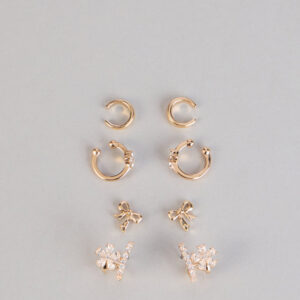 Pretty Extras Three-Pack Earring Set