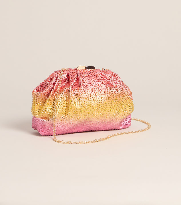 Windsor Pretty Glow Moment Ombre Satin Clutch