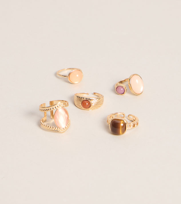 Windsor Pretty Little Picks Five-Piece Ring Set