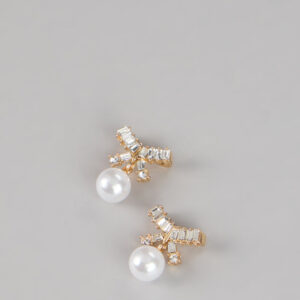 Pretty Luxe Pearl Bow Earrings