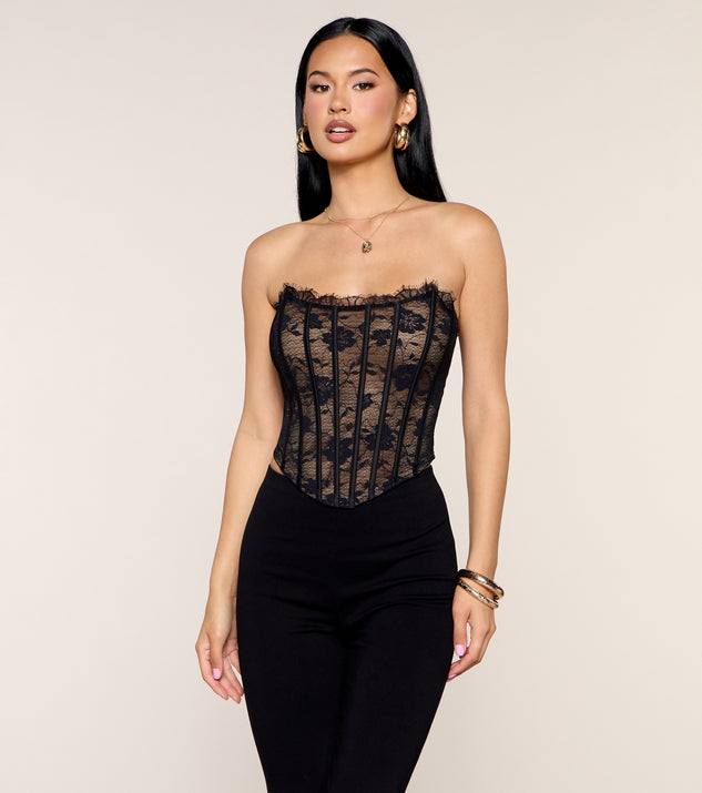 Windsor Pretty Sharp Lace Corset Top