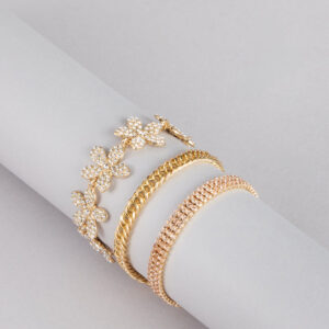 Pretty Things Rhinestone Bracelet Set