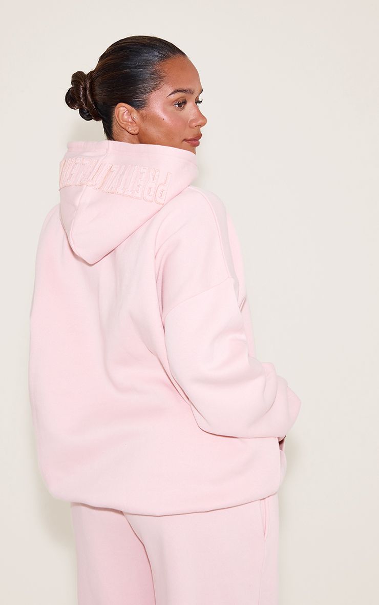PrettyLittleThing Shape PRETTYLITTLETHING Pink Hoodie - Image 2