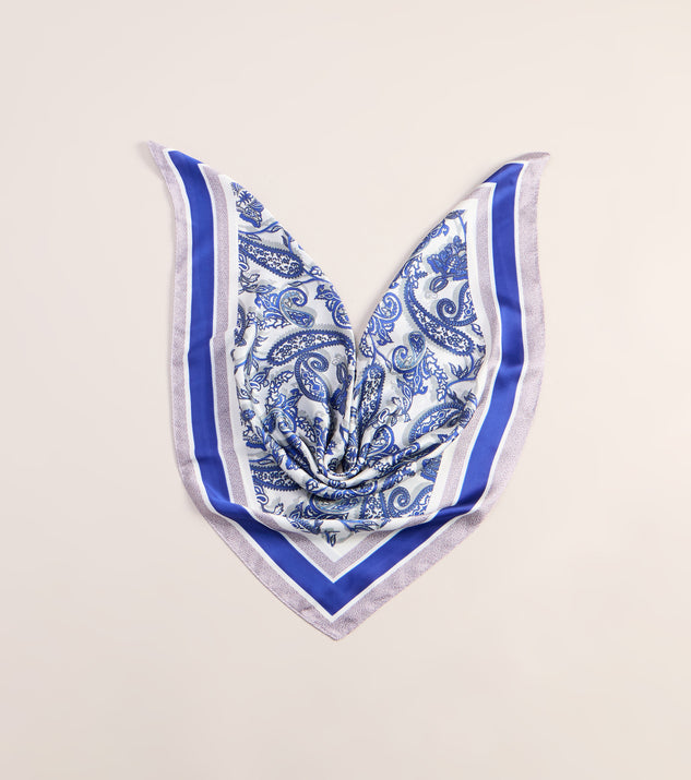 Windsor Print Perfection Paisley Satin Scarf