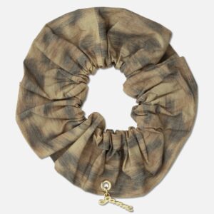Ganni Printed Ikat Scrunchie