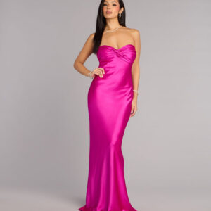 Windsor Priya Satin Tie Back Formal Dress Priya Satin Tie Back Formal Dress