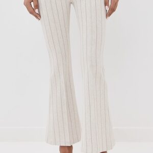 Rosetta Getty Pull On Cropped Flare Pants