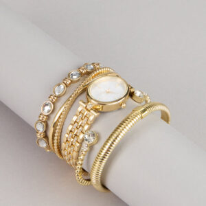 Windsor Quiet Luxe Watch and Bracelet Stack Quiet Luxe Watch and Bracelet Stack