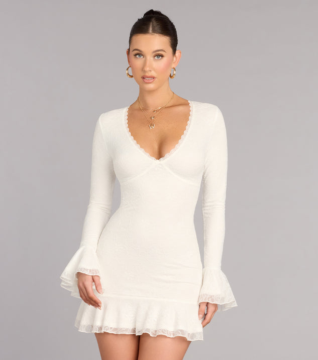 Windsor Quiet Romance Lace Mini Dress