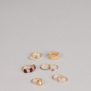 Quite Statement Nine-Pack Ring Set