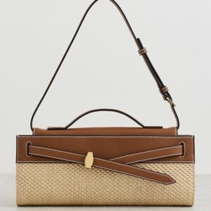 Raffia Veronica Beard Dash Clutch