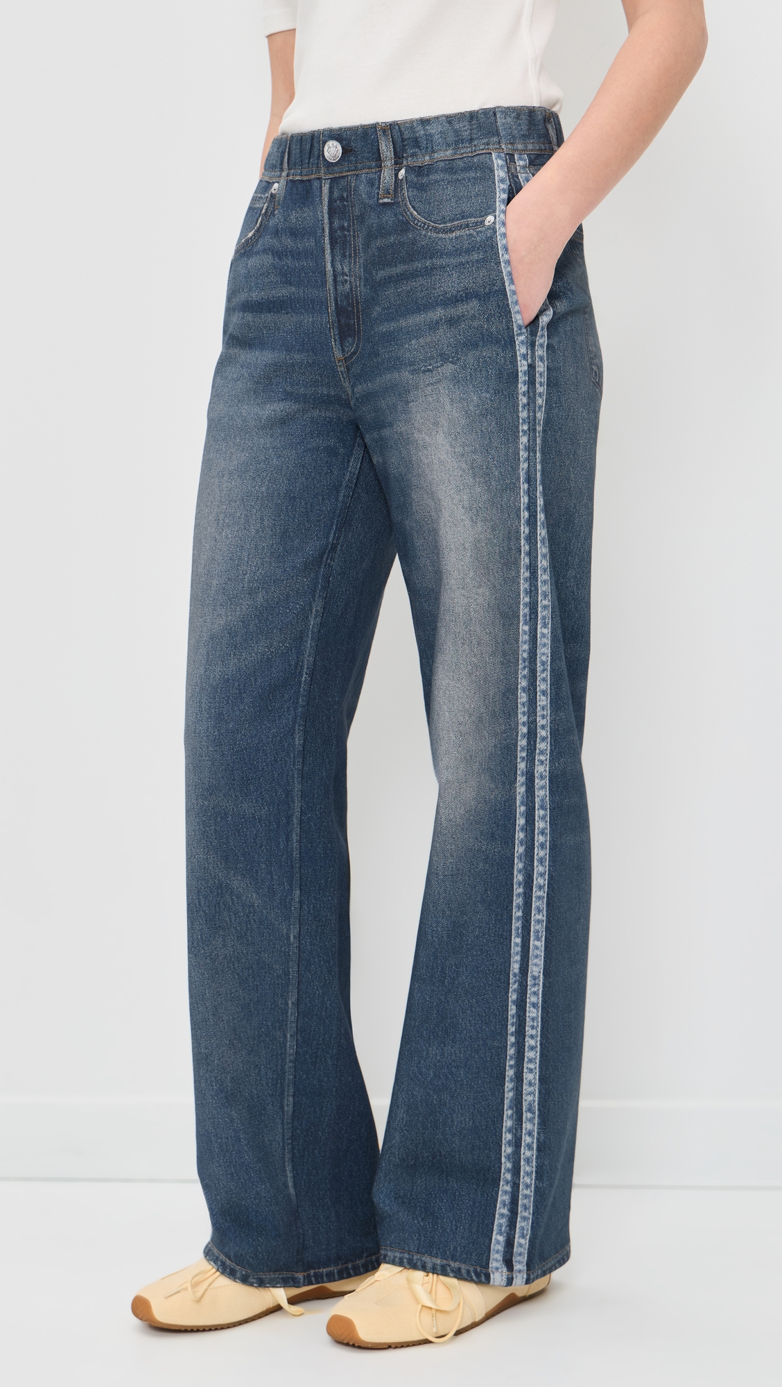 rag & bone Rb Miramar Terry Pull On Track Pants - Image 2