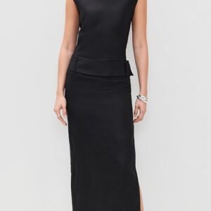 SIR. Raquel Off Shoulder Midi Dress