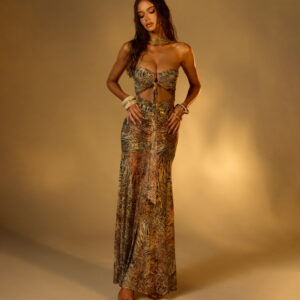 Rare Find Animal Print Maxi Dress