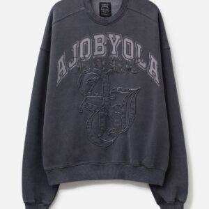 AJOBYAJO Rare University Washed Sweatshirt Rare University Washed Sweatshirt