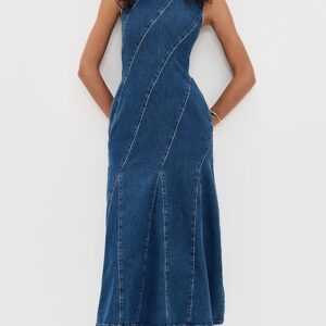 ALIGNE Raven Denim Midi Dress