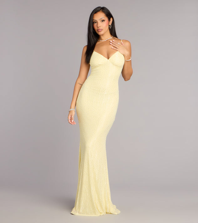 Windsor Raya Rhinestone Mermaid Formal Dress