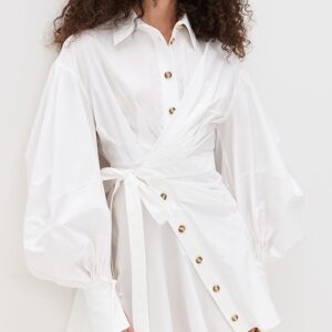 Zimmermann Rebellion Poplin Mini Dress