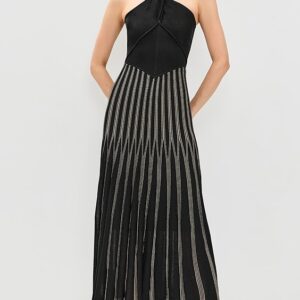Zimmermann Rebellion Striped Halter Dress Rebellion Striped Halter Dress