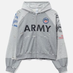 Reconstructed Zip Hoodie