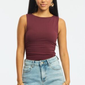 Red Supersoft Tank Sleeveless