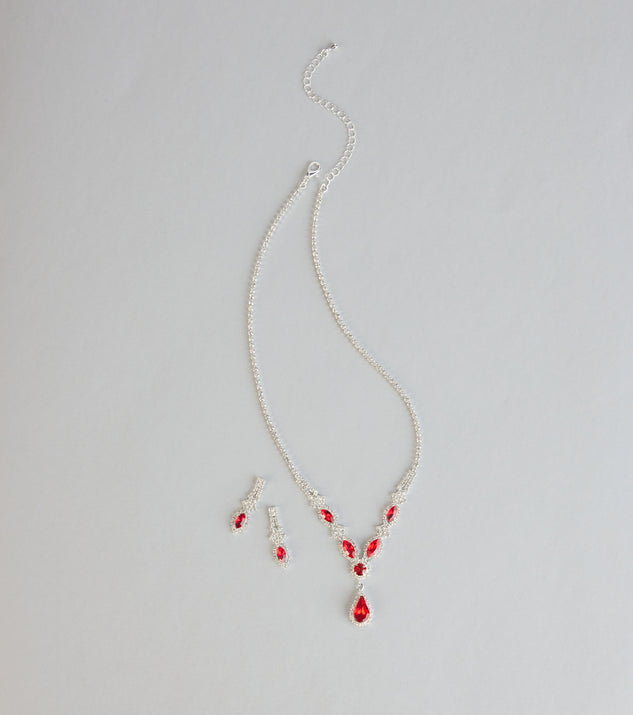 Windsor Regal Glow Necklace And Earrings Set
