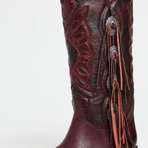 Rhett Western Fringe Boots