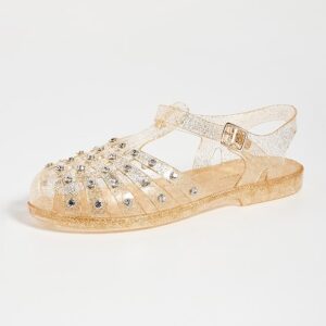Loeffler Randall Rhys Jelly Sandals with Studs