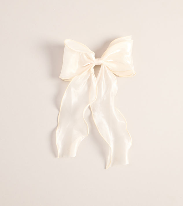 Windsor Ribbon Drama Hair Bow Barrette