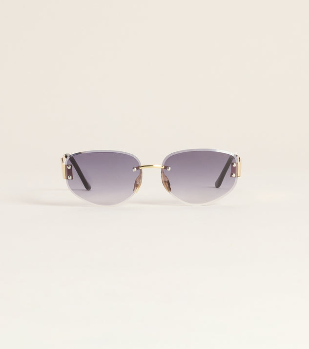 Windsor Rich Girl Routine Oval Sunglasses