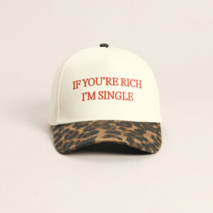 Rich Text Leopard Trucker Hat