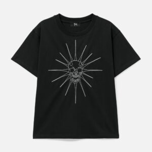 THUG CLUB Riding Skull Stitch T-Shirt