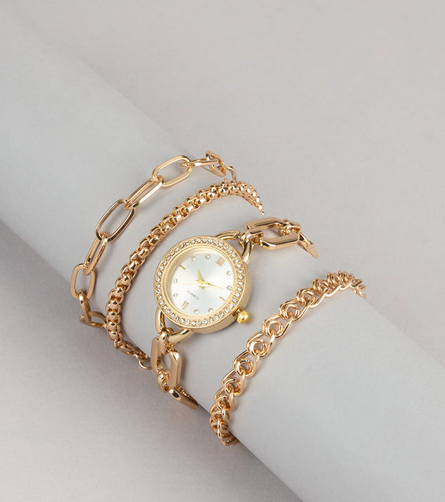 Windsor Right On Time Watch Bracelet Set