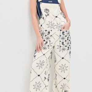 Free People Rising Sun Overalls