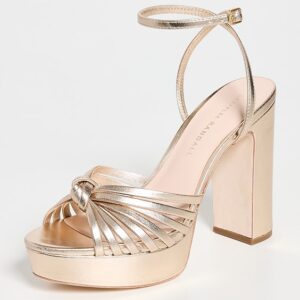 Loeffler Randall Rivka Leather Knot Platform Sandals