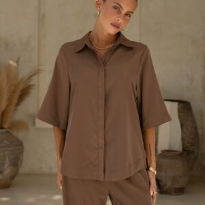 Rize Chocolate Brown Shirt