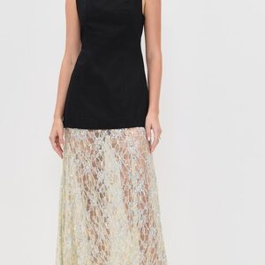 VRG GRL Robbie Sequin Maxi Dress Black