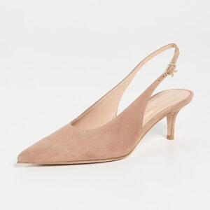 Gianvito Rossi Robbie Sling Camoscio 55mm
