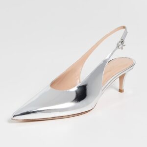 Gianvito Rossi Robbie Sling Metal Heels