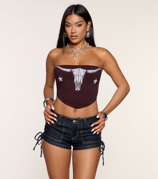 Windsor Rodeo Rules Tube Crop Top