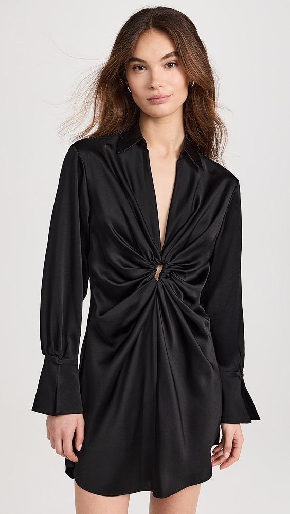 SIMKHAI Roma Long Sleeve Mini Dress